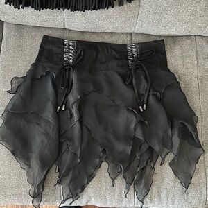 Lip Service Industrial Skirt sz Md